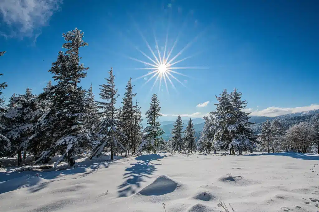 Activités hivernales à Gérardmer dans les Vosges.